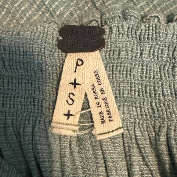 We The Free Green Stripe Lexington Tee Size Small - Picture 8 of 8